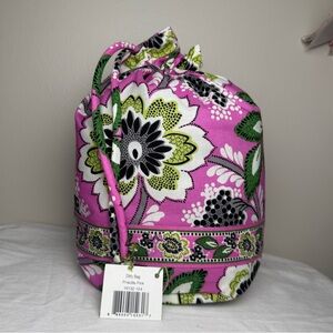 NWT Vera Bradley Priscilla Pink Ditty Bag - For Gym pool beach Travel